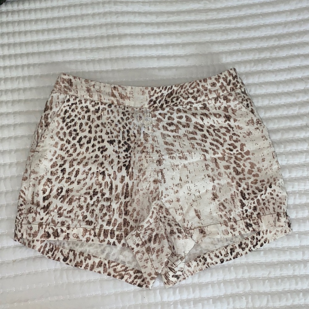 cheetah dress shorts